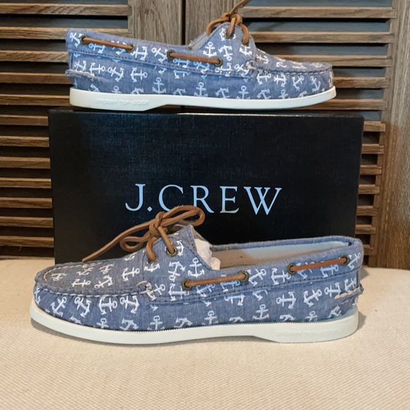HOST PICK 🎉NWT sperry for jcrew denim anchor - Picture 6 of 12
